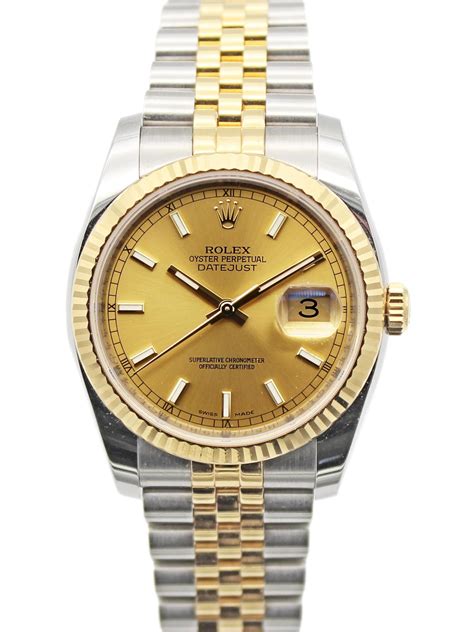 rolex dual tone datejust|rolex datejust 36mm two tone.